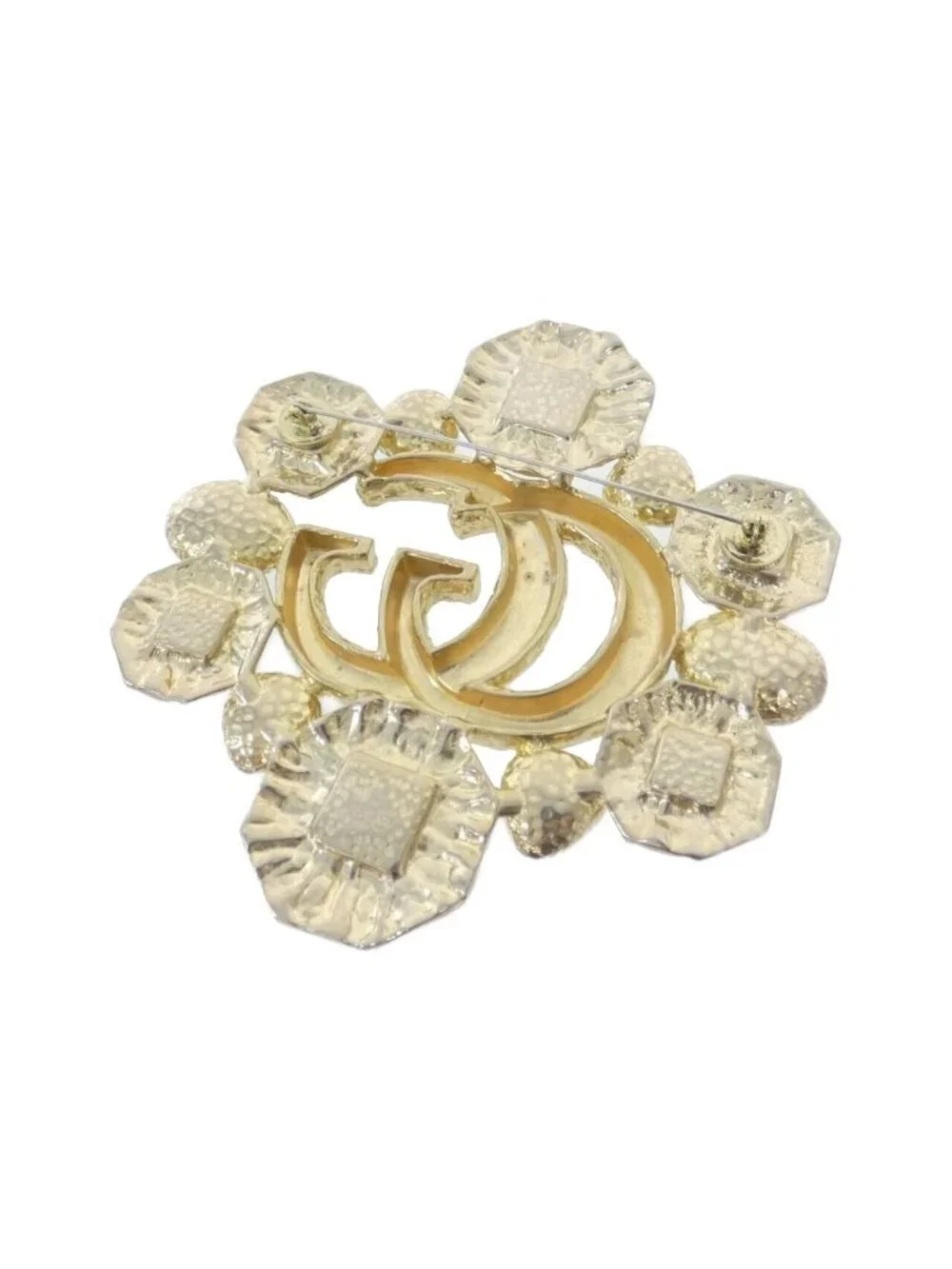 Gucci Vintage Brooch Gold